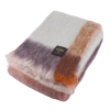 Plaid en Mohair · Intemporel & Design · Rozco Multicolore Pastel Orange et Gris par Mantas Ezcaray